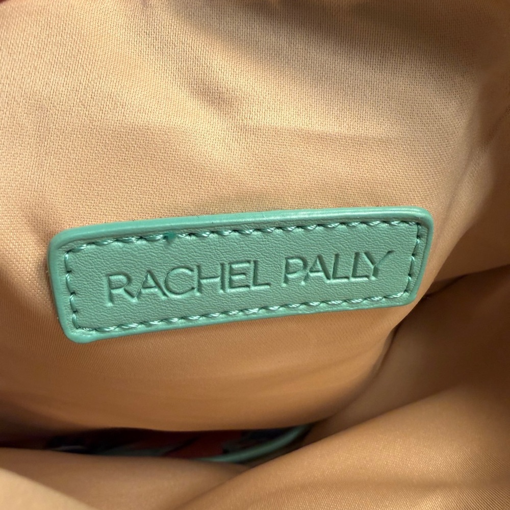 Rachal Pally Tropical Print Reversible Clutch - Coral and Mint - Picture 6 of 8